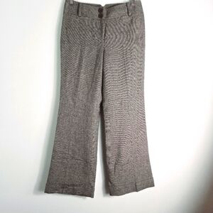 Ann Taylor Loft Petites Wide Leg Wool Blend Trousers Pants